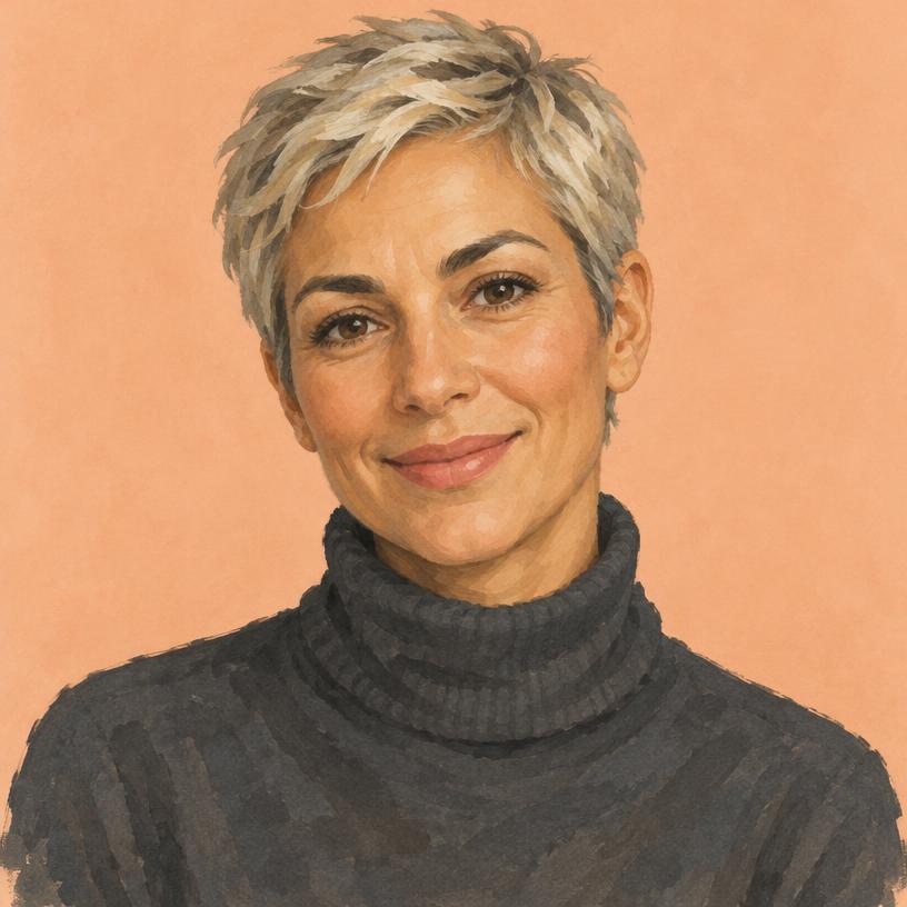 Illustrative portrait placeholder for Rebecca Collins